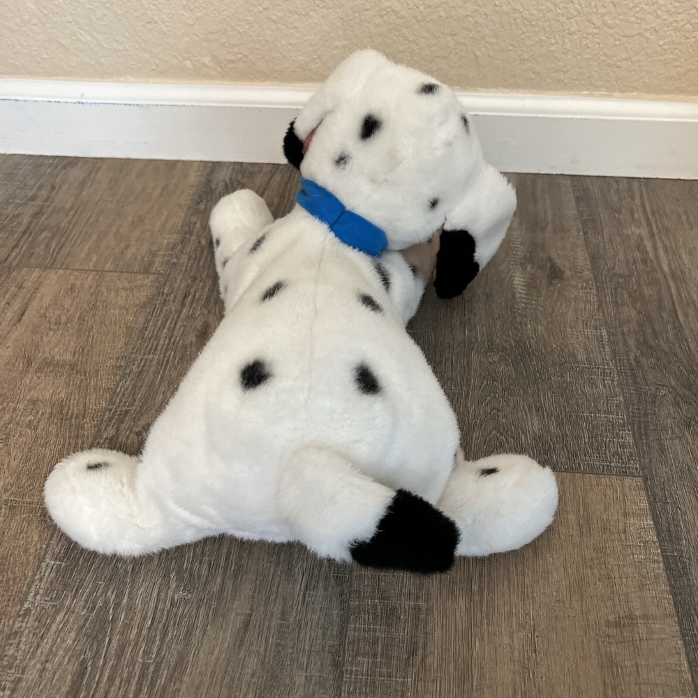 Disney Store 101 Dalmatians Little Dipper Puppy Dog Plush Blue Collar 16" - Picture 4 of 6